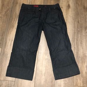 AG The Ginger Cropped Cuffed Denim - Like New